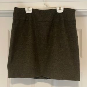 Green Wool Skirt